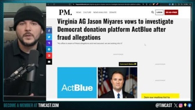 Virginia AG vows to investigate ActBlue Donation Scandal. Is this a good thing or a bad thing?