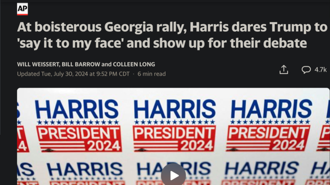 Harris might be best opponent for Trump?
