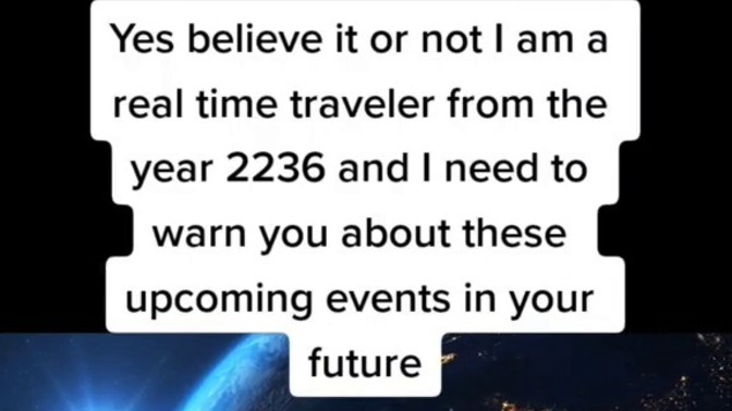 If a descendant of yours time traveled from the future and could only tell you one thing before returning what would you want to know?