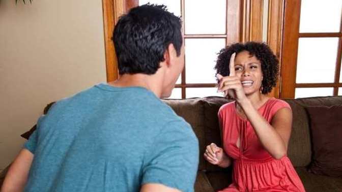 What's the reason that arguments in relationships or marriages turn into insults and yelling matches?