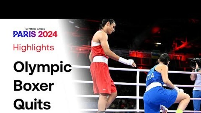 A transgender man beats a woman in Olympics boxing?