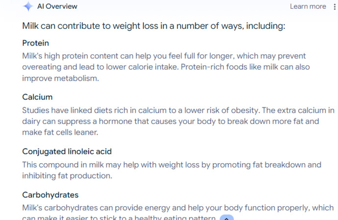 Did you know drinking milk is actually good for losing weight?