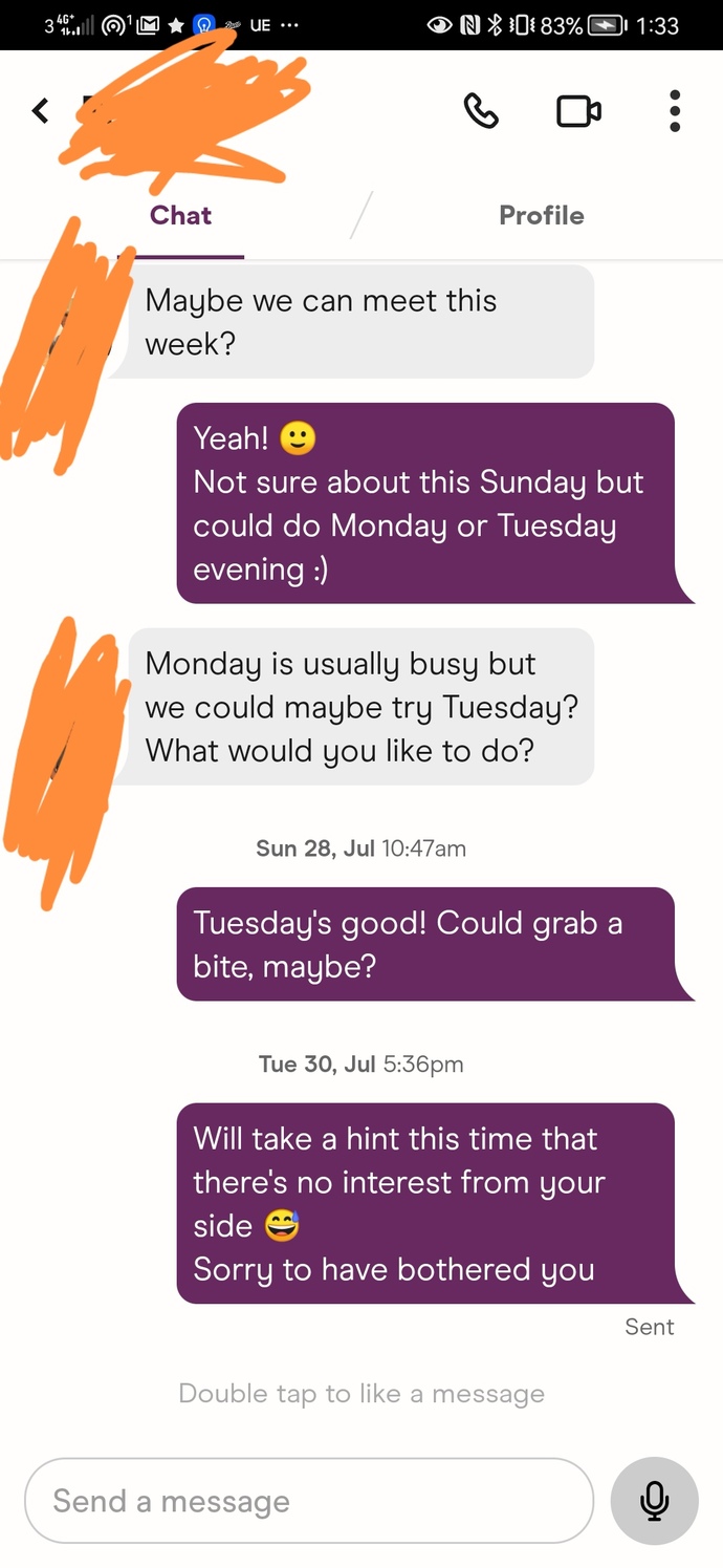 Did this guy do this om purpose before ghosting me?