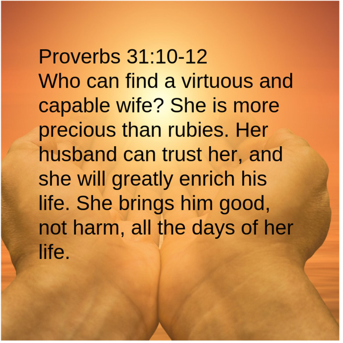 What is a good woman or good man?