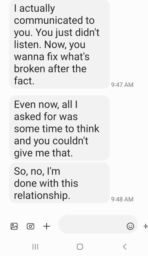 How do you guys do no contact?