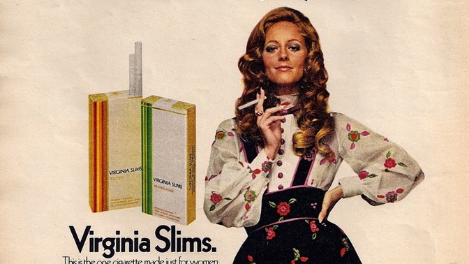 What would you think of a man who smokes Virginia Slims cigarettes?