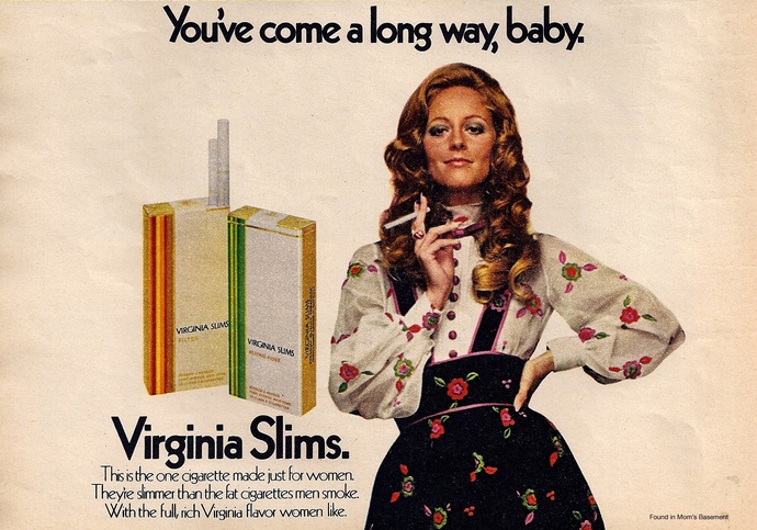 Can men smoke Virginia Slims cigarettes?