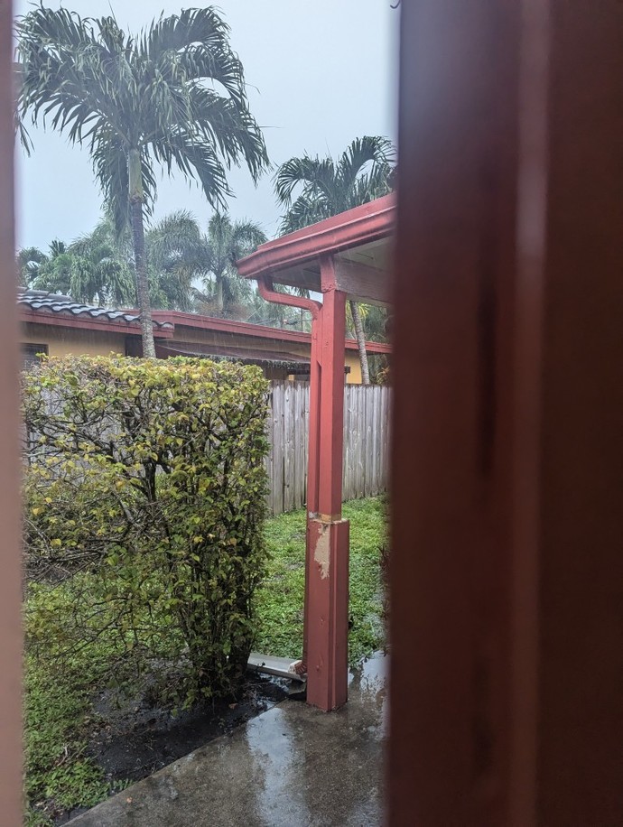 Anyone dealing with the tropical storm?