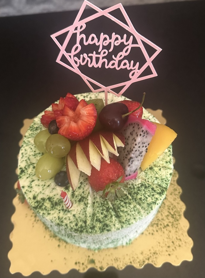How does my cake look?