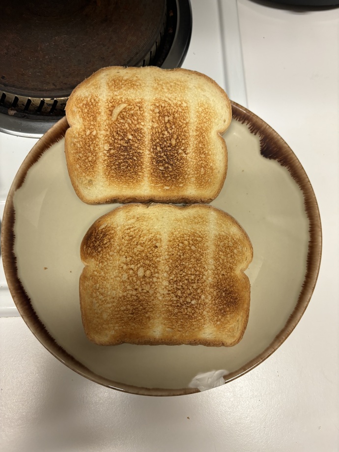 How does this toast look to you?