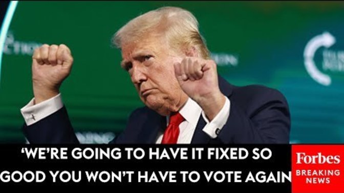 After 2024, "You Don't Have To Vote Again"— what does a convicted felon like Trump mean by that?