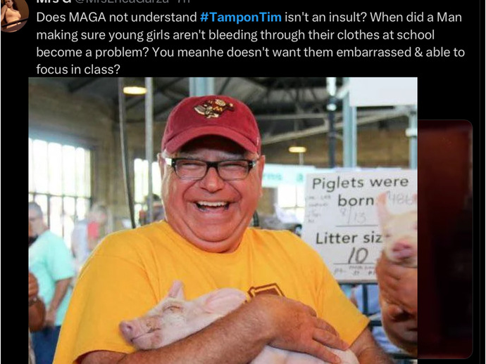 VP Tim Walz.
