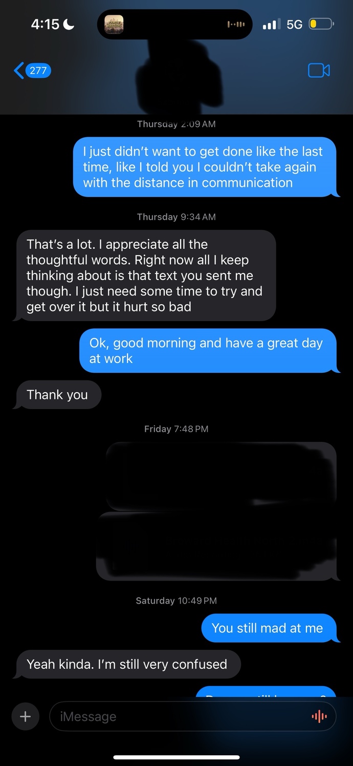 Break up or making things work in long distance?
