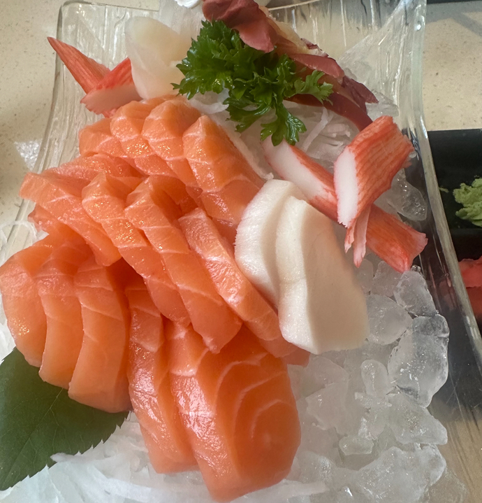 How does my birthday sushi buffet look?