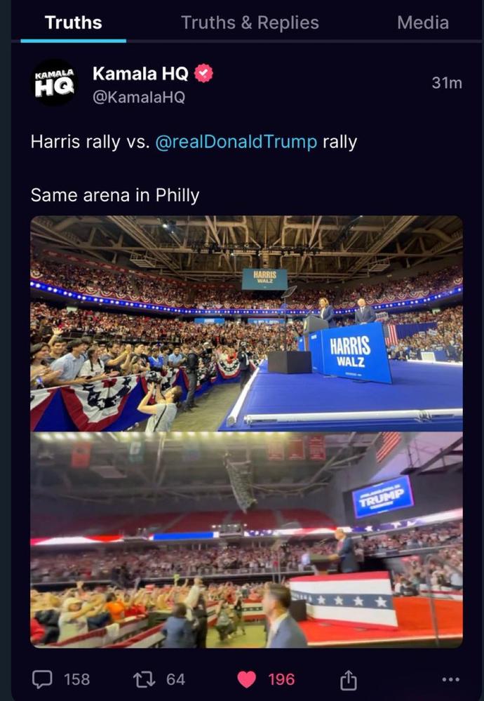 Do you think he is freaking out since this was posted on his unTRUTH Social page?