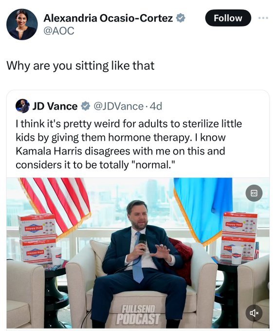 Would you know why he does?