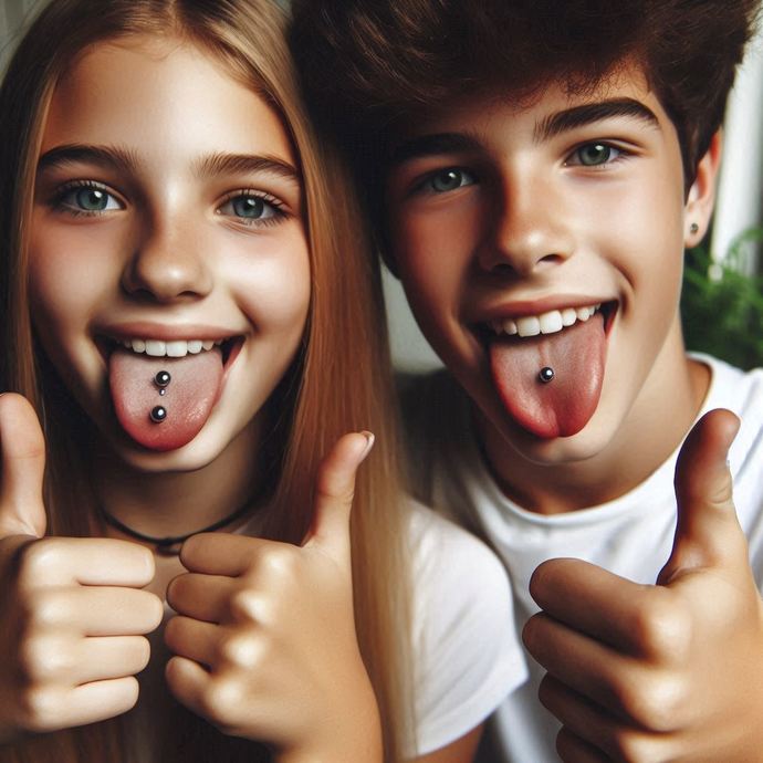 What would upset you more, your son or your daughter coming home and proudly showing you their tongue jewelry?