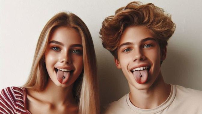 What would upset you more, your son or your daughter coming home and proudly showing you their tongue jewelry?