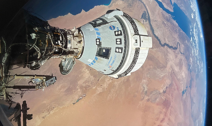 Starliner docked with the ISS