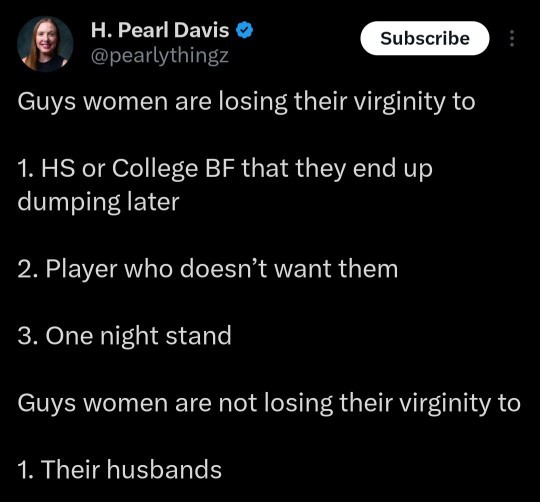 Whats your take on this tweet about women?