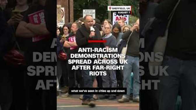 What do you think about far right terrorist being heavily outnumbered in protest?