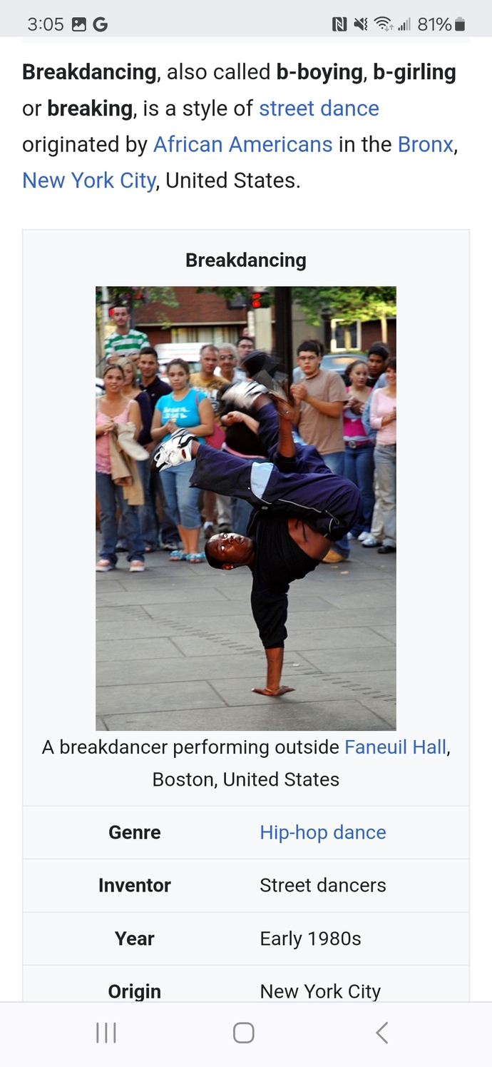 Should West Africans get credited for the invention of break dancing?
