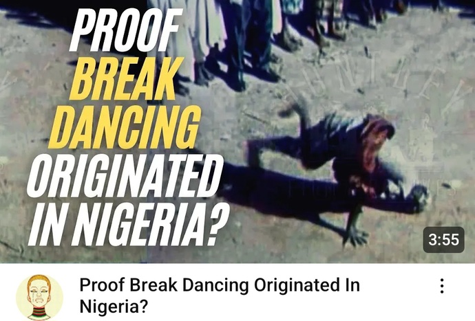 Should West Africans get credited for the invention of break dancing?