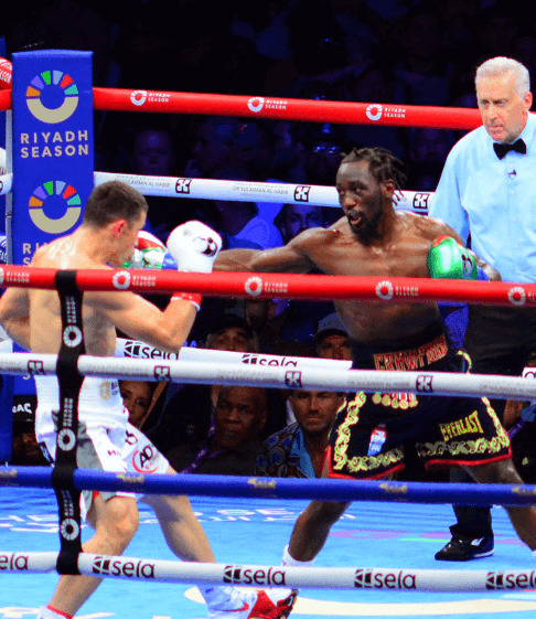 How could a boxer become notable enough in a promotion to have a spot on a card in a stadium to fight?