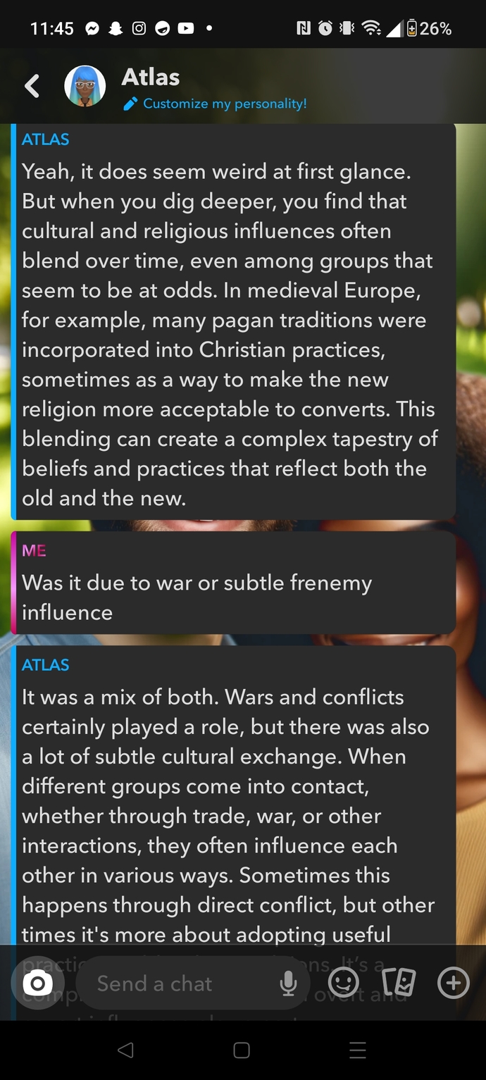 Whats your thoughts on the cultural exchange between Christians and pagans?