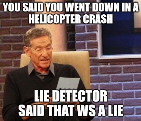 Will this clown ever stop lying?