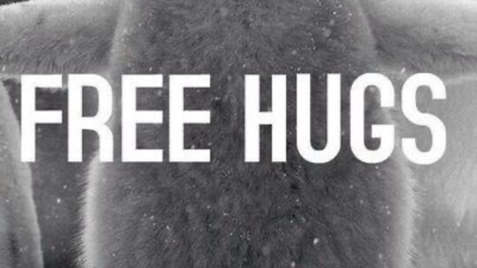 When last where you kissed or hugged in a non-sexual way by friend/s family, stranger/s etc?