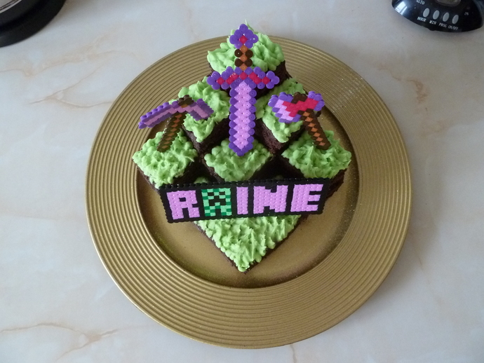 What do you think of this cake I made for my sister's kids birthday?