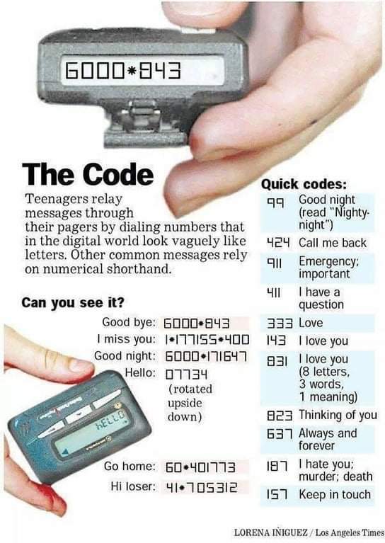 Do you miss pagers from the 90s?