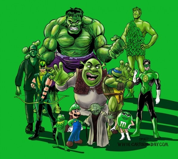When you think of something GREEN what comes to your mind first?