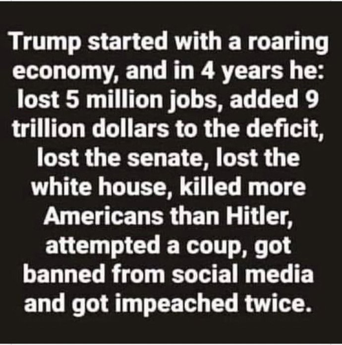 Are MAGA Trump supporters really that forgetful or blinded of his horrible legacy?