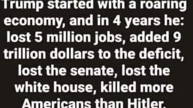 Are MAGA Trump supporters really that forgetful or blinded of his horrible legacy?