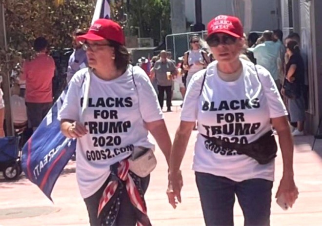 Is there something wrong with these Blacks for Trump that I just cannot figure out?