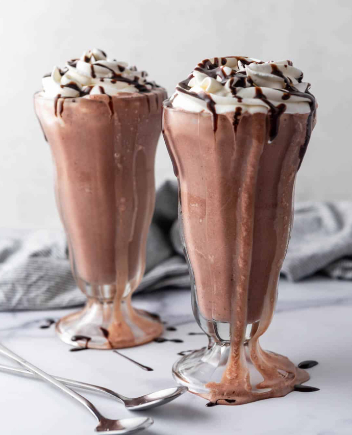 I’m enjoying a milkshake.