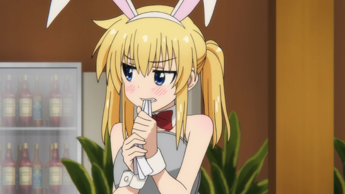 Would you wear a bunny waitress costume for your job?