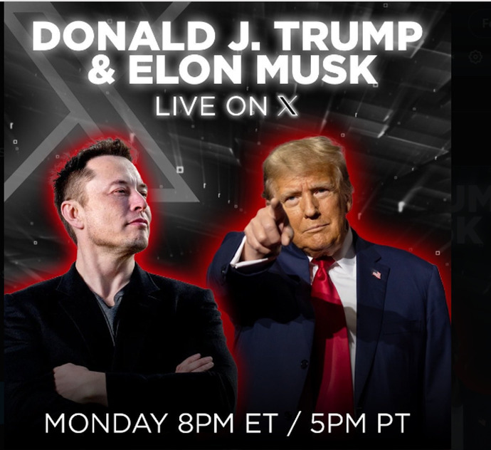 Are you going to watch Elon interview Trump on X at 8 PM Eastern?
