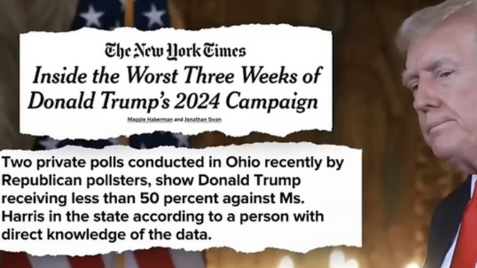 Even OHIO is up for grabs now--so are Republicans on the run?