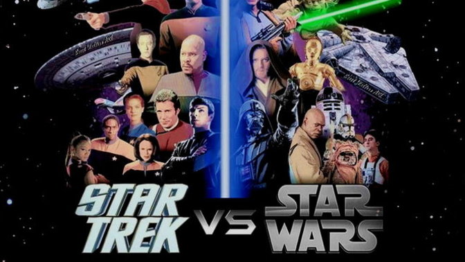The age old question... Star Wars or Star Trek?