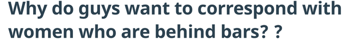 Maybe because they like bartenders.