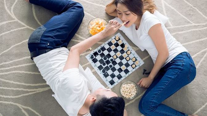 What are some enjoyable activities couples can do at home?