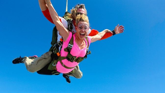 Have you or would go skydiving or something Similar?