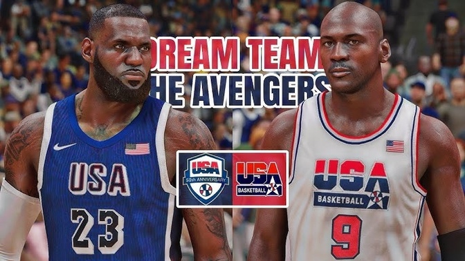 92 Dream Team VS Teams USA 2024 who you got?