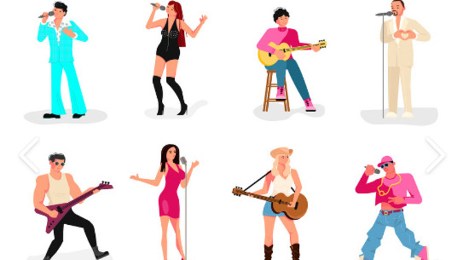 Can you name more MALE singers or more FEMALE singers?