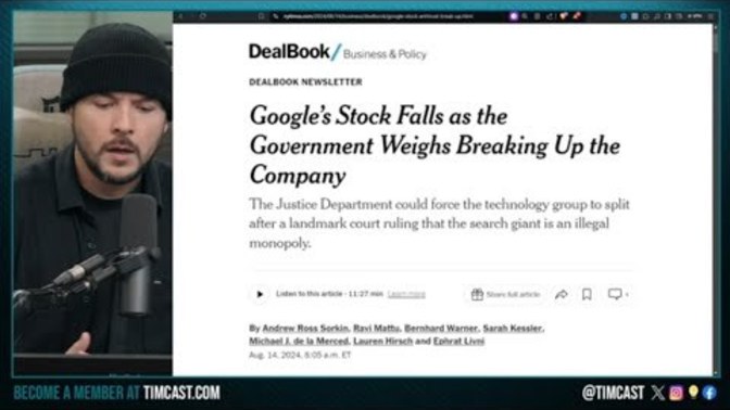 DOJ moves to break up Google as Google ruled an illegal monopoly. Should Google be broken up? Who does the breaking of Google benefit?