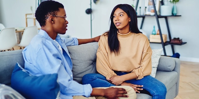 Very tired of men talking at me and not with me?