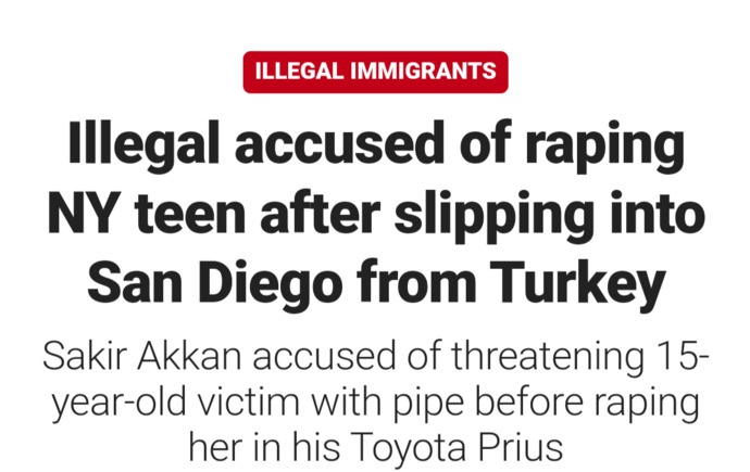 Every single time I turn on the news Im hearing a story about some young girl who was raped/murdered by an illegal. Why are we tolerating this?